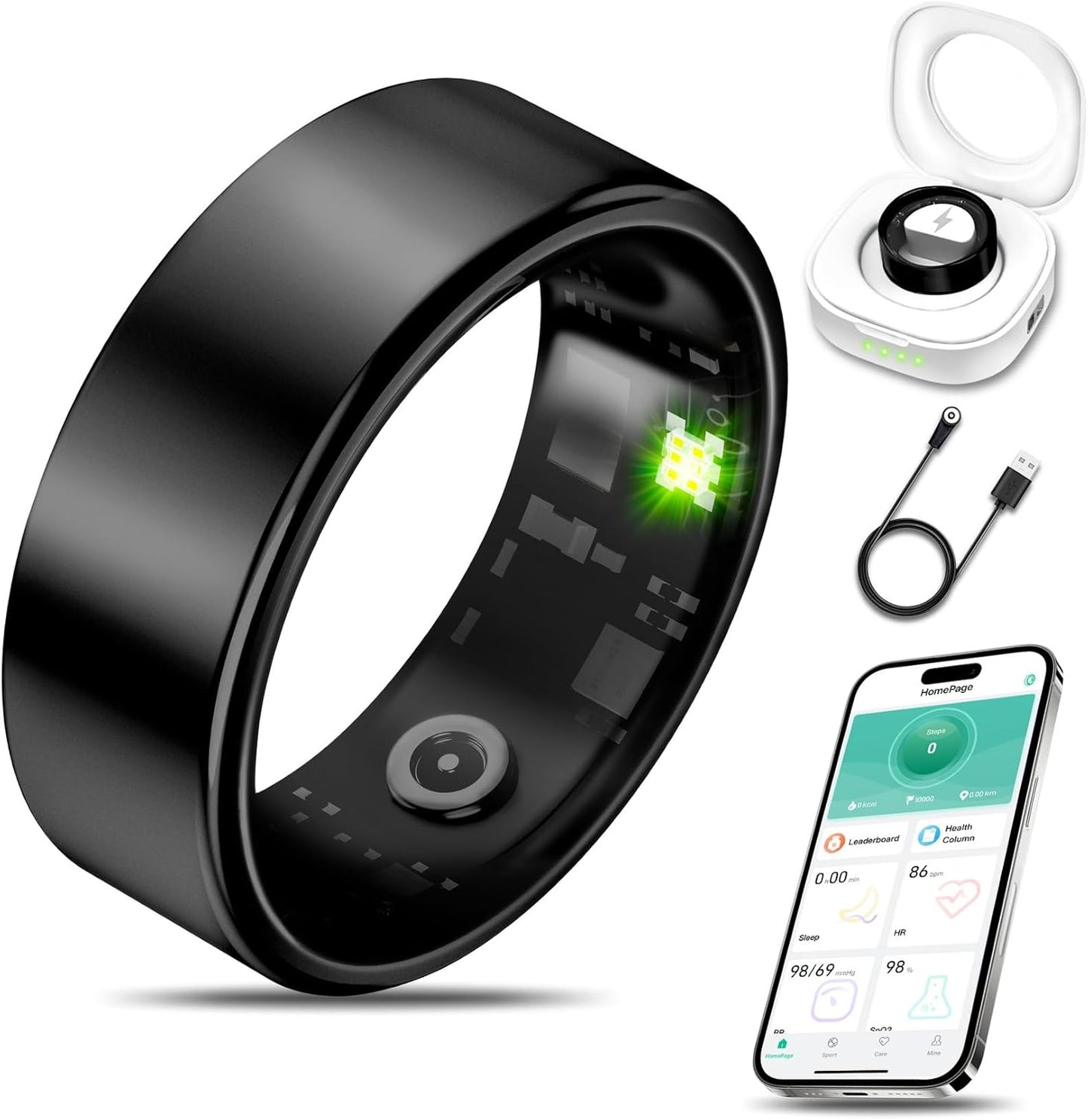 Smart Health Ring – Fitness Tracker