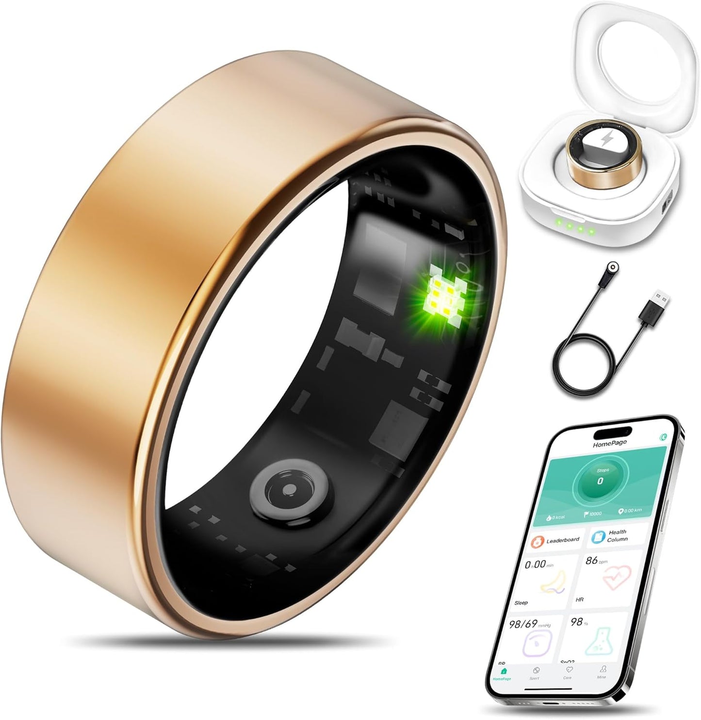 Smart Health Ring – Fitness Tracker