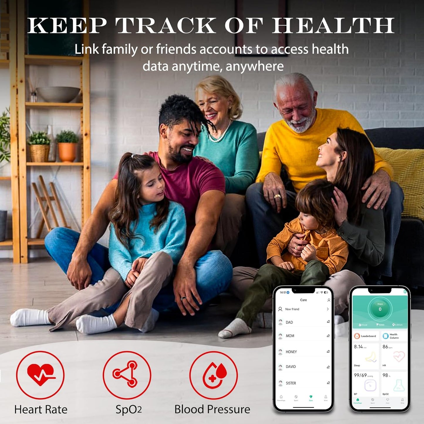 Smart Health Ring – Fitness Tracker