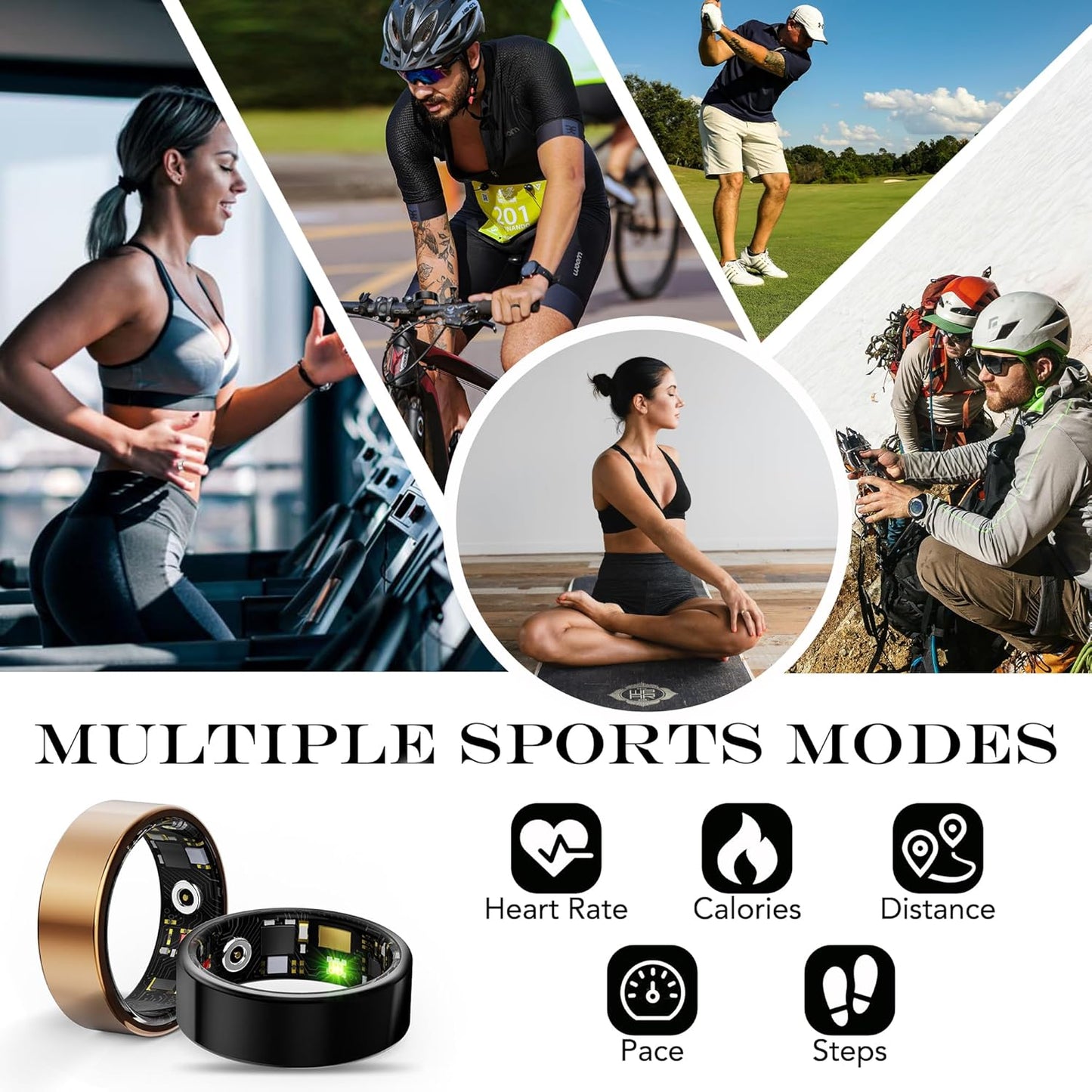 Smart Health Ring – Fitness Tracker