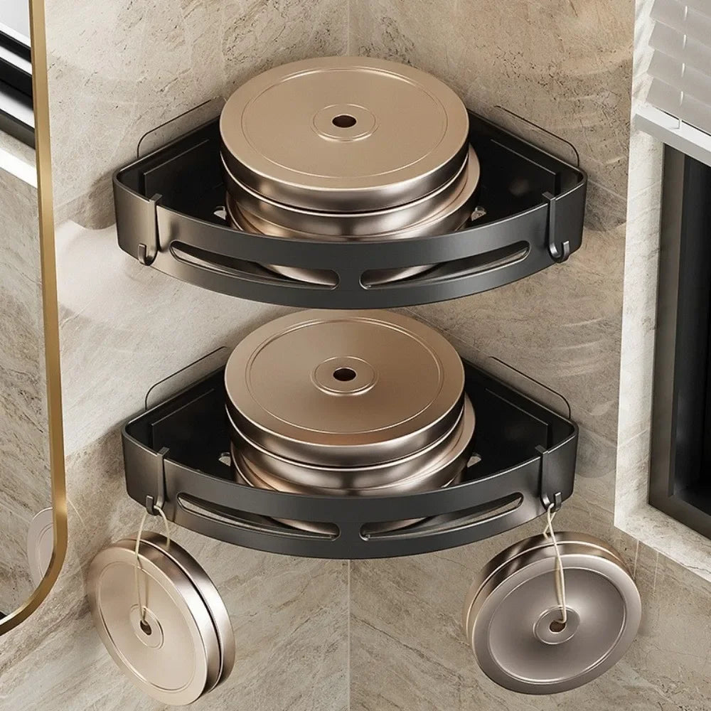 Shower Caddy, No-Drill Adhesive, 3-Pack