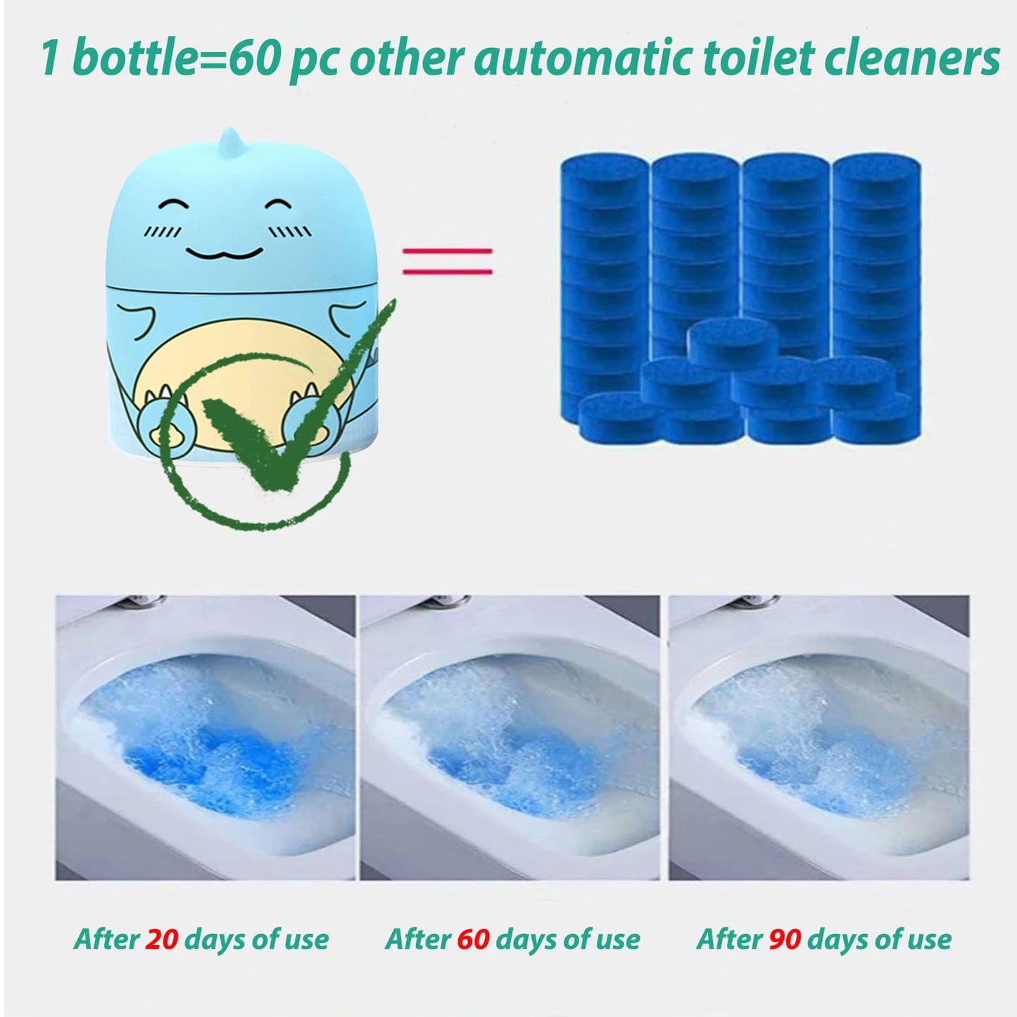 Cute Dinosaur Toilet Bowl Cleaner