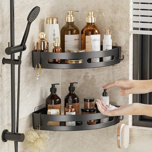 Shower Caddy, No-Drill Adhesive, 3-Pack